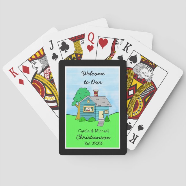 Jeu De Cartes Bienvenue à notre Maison Cute Lil (dos)