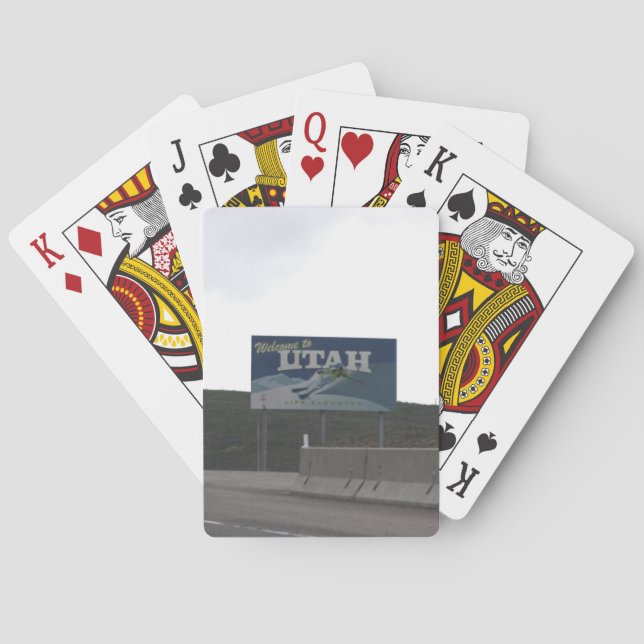 Jeu De Cartes Bienvenue dans Utah Playing Cards (dos)