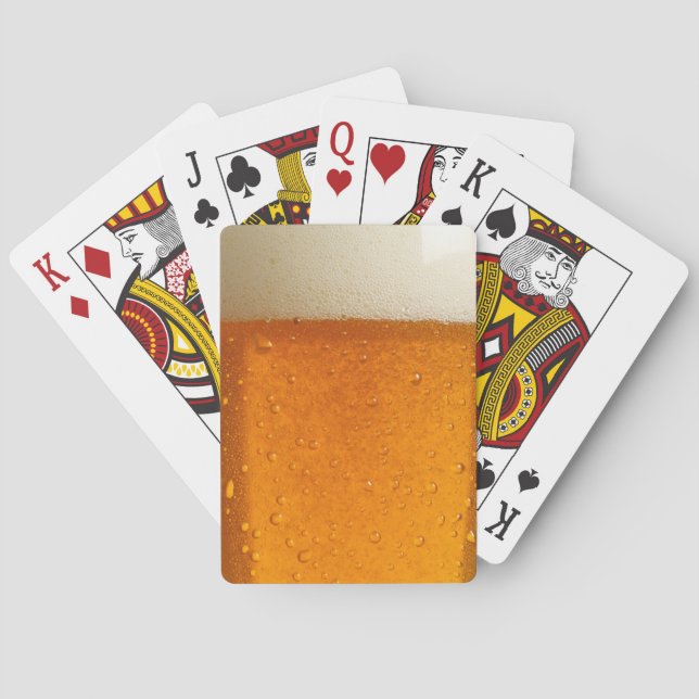 Jeu De Cartes Bière jouant aux cartes (dos)