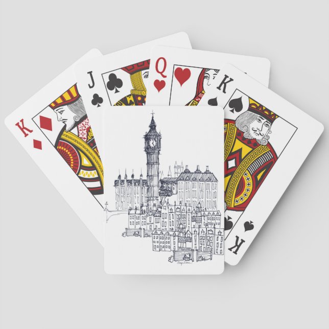 Jeu De Cartes Big Ben (dos)