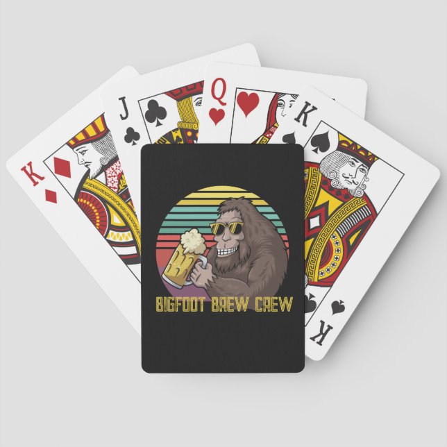 Jeu De Cartes Bigfoot Brew Crew Jouer des cartes (dos)