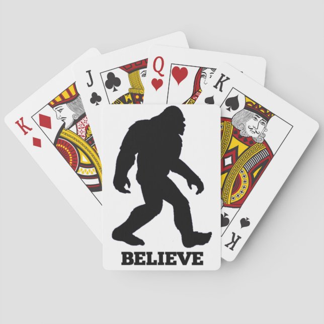 Jeu De Cartes Bigfoot CROIRE Sasquatatch (dos)