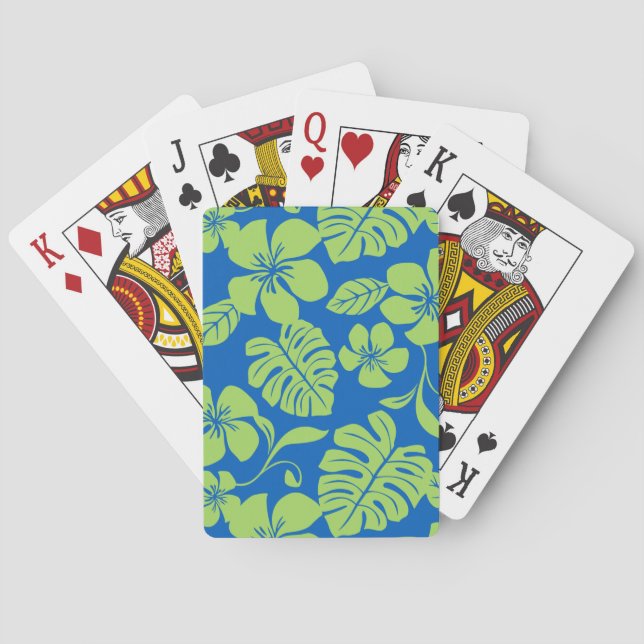 JEU DE CARTES BIKINI ROSE (BLEU/VERT) (dos)