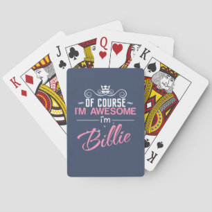 Jeu De Cartes Billie Bien sûr je suis géniale Je suis Billie Nom