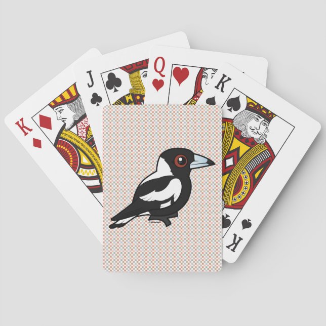 Jeu De Cartes Birdorable Australian Magpie (dos)
