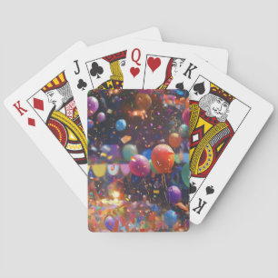Jeu De Cartes Birthday Bash Jouer des cartes avec conception de 