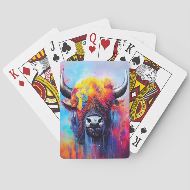 Jeu De Cartes Bison Animal Discovery Adventure Nature Planet (dos)