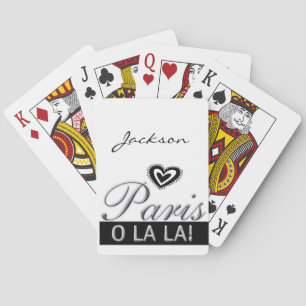 Jeu De Cartes Black Heart France Playing Card Deck