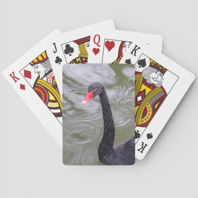 Jeu De Cartes Black Swan Bicycle® Poker Jouer Cartes (dos)