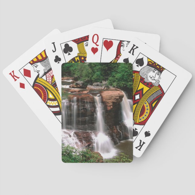 Jeu De Cartes Blackwater Falls, Virginie-Occidentale, pittoresqu (dos)