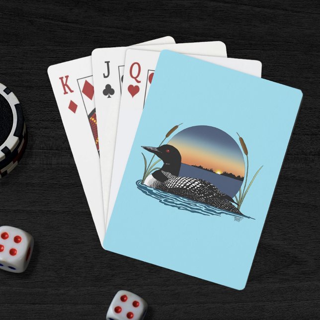 Jeu De Cartes Bleu couché de soleil (Créateur téléchargé)