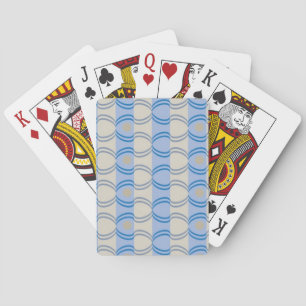 Jeu De Cartes Bleu courant Tan de Candystripe