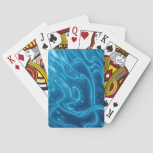 Jeu De Cartes bleu électrique