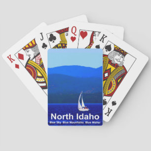 Jeu De Cartes Bleu nord de l'Idaho