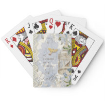 Bleu Victorien Classic Playing Cartes
