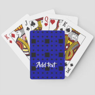 Jeu De Cartes Bloc noir et bleu