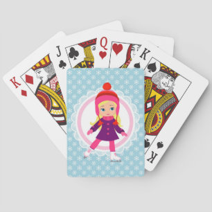 Jeu De Cartes Blonde Ice Skater
