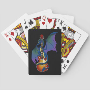 Jeu De Cartes Blue Dragon Sunburst Guitare Music