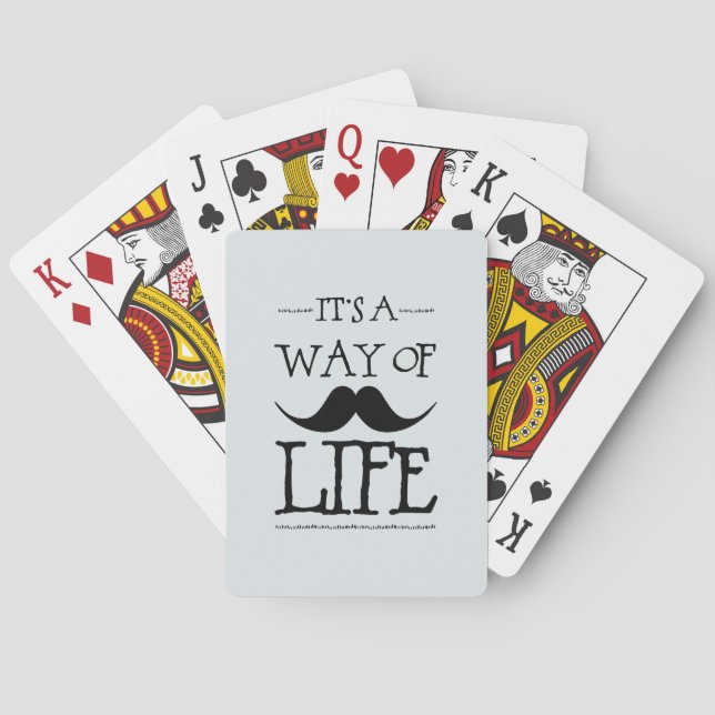 Jeu De Cartes Blue Mustache Way of Life (dos)