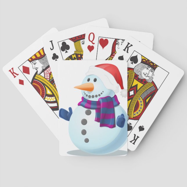 Jeu De Cartes Blue Snowman Jouer aux cartes (dos)