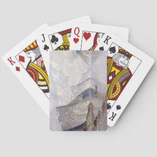 Jeu De Cartes Boating on a Norwegian Fjord (oil on canvas)