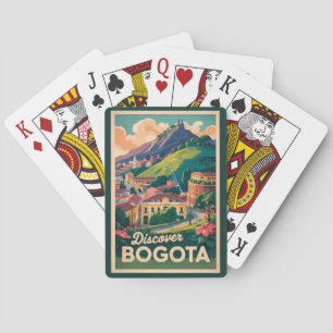 Jeu De Cartes Bogota Colombia Travel Art Vintage