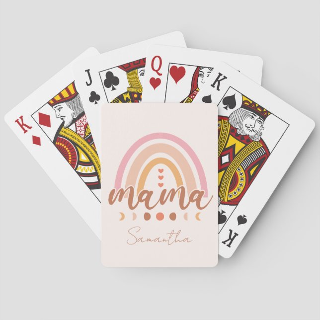 Jeu De Cartes Boho Rainbow Mama (dos)