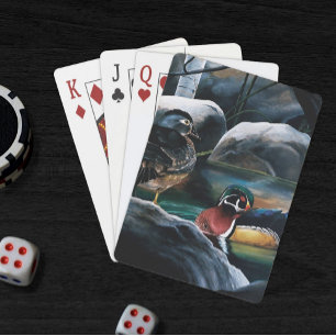 Jeu De Cartes Bois Canards Étang