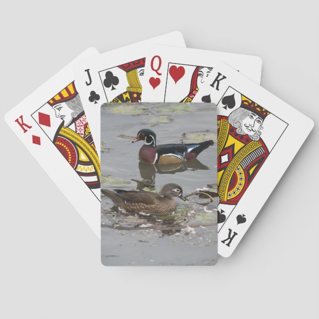 Jeu De Cartes Bois Canards Jouer Cartes (dos)