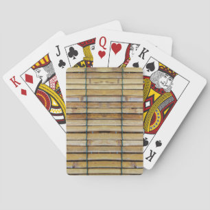 Jeu De Cartes Bois d'époque en bois