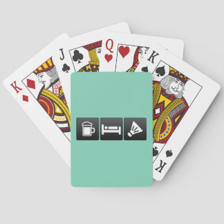 Jeu De Cartes Boisson, sommeil et badminton