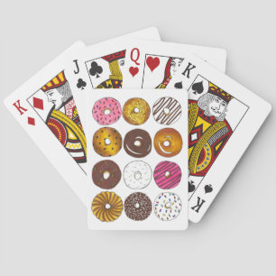 Jeu De Cartes Boîte de beignes douzaines de cartes alimentaires 