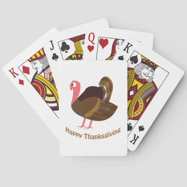 Jeu De Cartes BON THANKSGIVING ! Turquie (dos)
