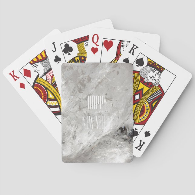 Jeu De Cartes Bonne année ! Crystal Jouer Cartes Poker (dos)