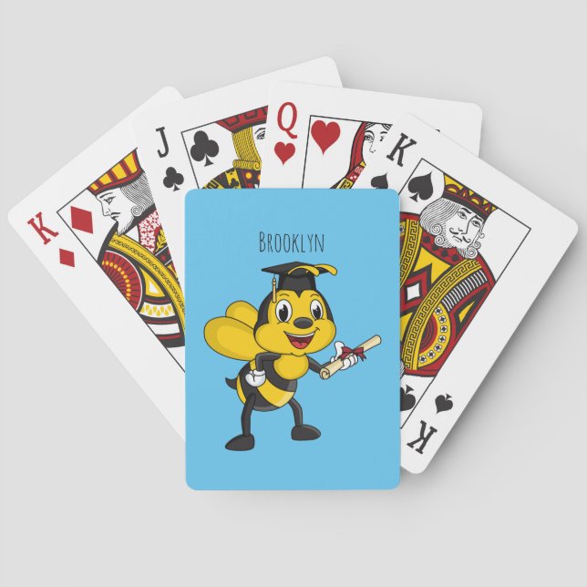 Jeu De Cartes Bonne remise des diplômes des abeilles (dos)