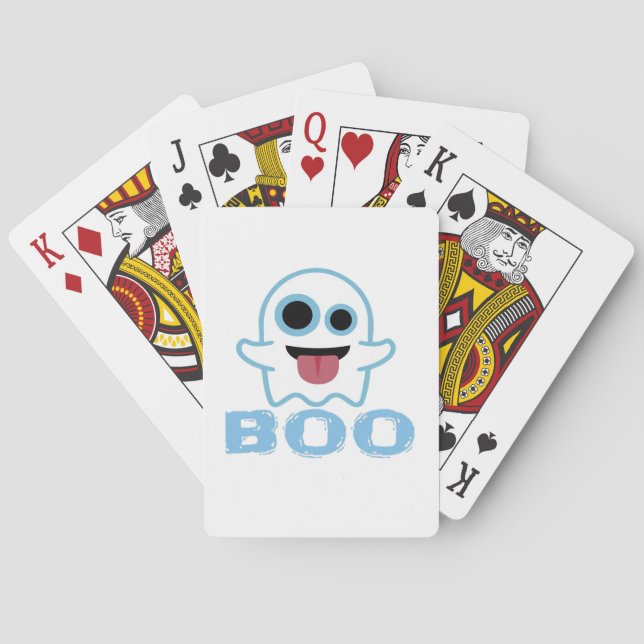 Jeu De Cartes Boo Silly Funny Meme (dos)