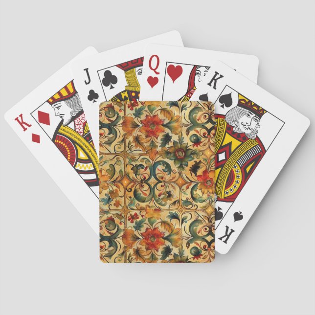 Jeu De Cartes Botanique de l'âge d'or (dos)