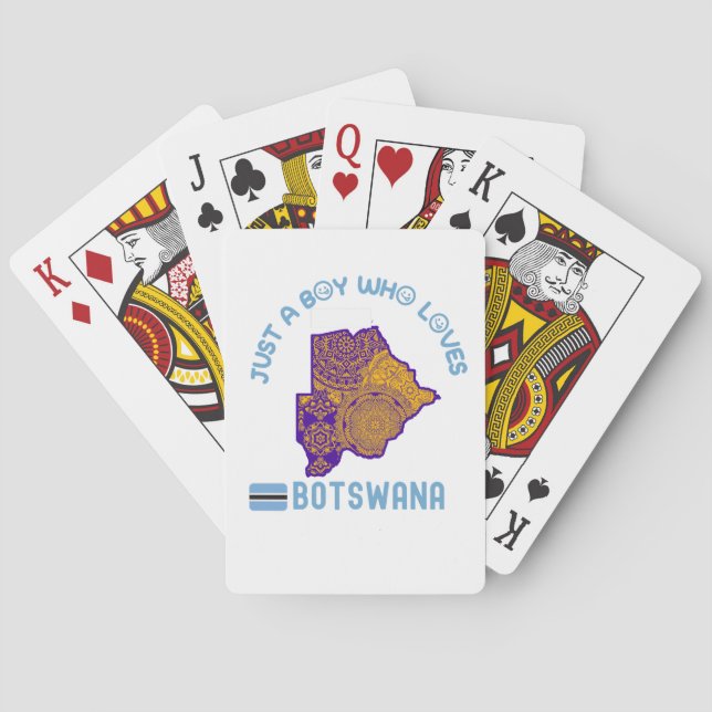 Jeu De Cartes Botswana Afrique (dos)