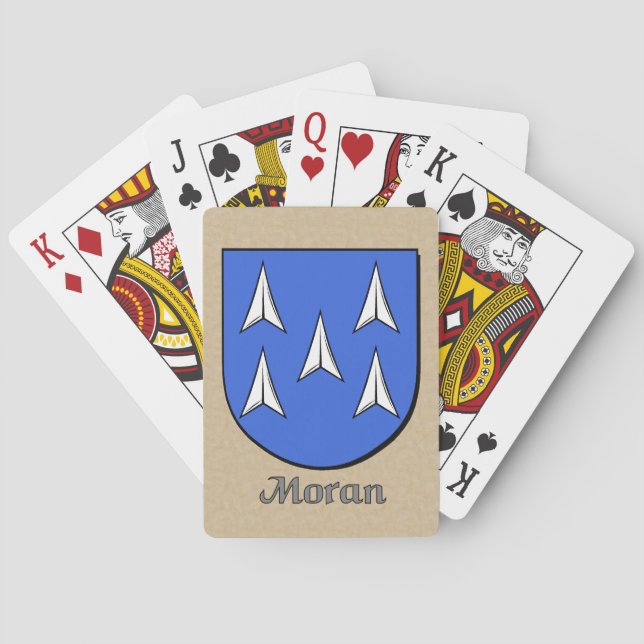 Jeu De Cartes Bouclier héraldique moran (dos)