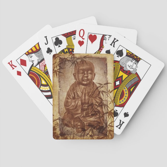 Jeu De Cartes Bouddhisme Moine - style antique (dos)