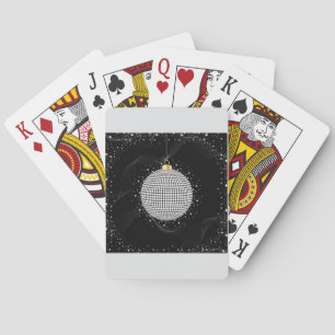 Jeu De Cartes Boule de Noël Ornementale en Forme de Boule à Face