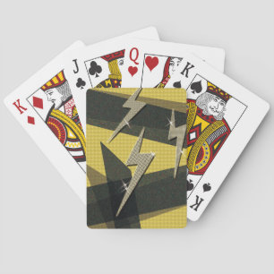 Jeu De Cartes Boulon éclair diamant or tonnerre