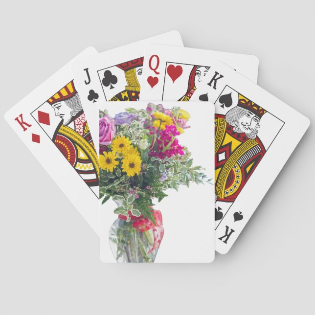 Jeu De Cartes Bouquet de fleurs coupées (dos)