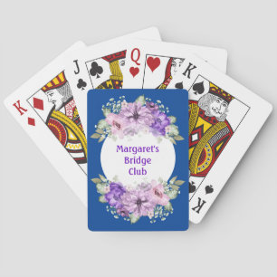 Jeu De Cartes Bouquet de fleurs personnalisé