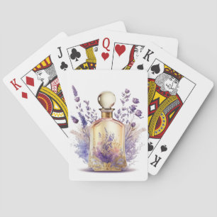 Jeu De Cartes Bouteille de parfum et superbe pulvérisateur de fl