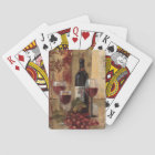 Bouteille de vin et verres de vin