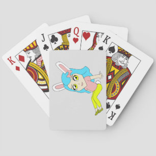 Jeu De Cartes bouton chibi bunnygirl
