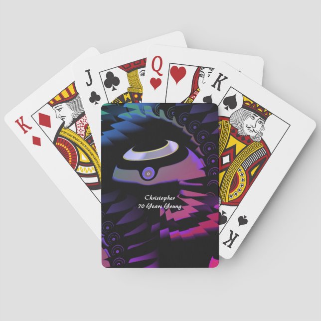Jeu De Cartes Bowles vertes de la Couronne (dos)