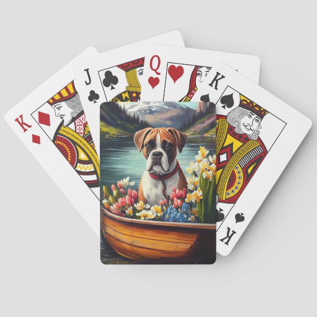 Jeu De Cartes Boxe sur une pagaie : une aventure Pittoresque (dos)