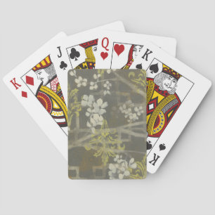 Jeu De Cartes Branche de fleurs à motifs I